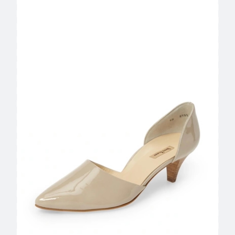 PAUL GREEN Julia D’Orsay Nude Patent Leather Pump Size 8 UK / 10.5 US